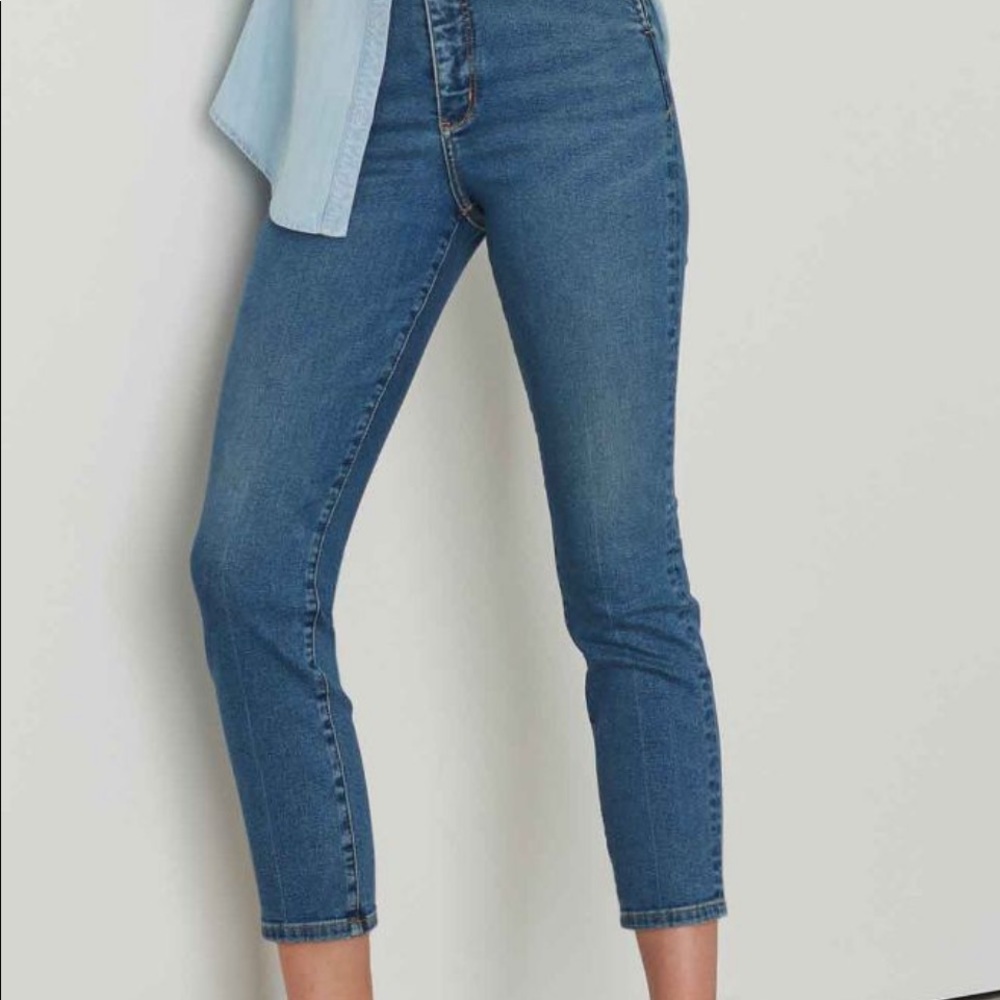 Pilco & the letterpress Anthropologie High rise cigarette Jean 27 EUC
